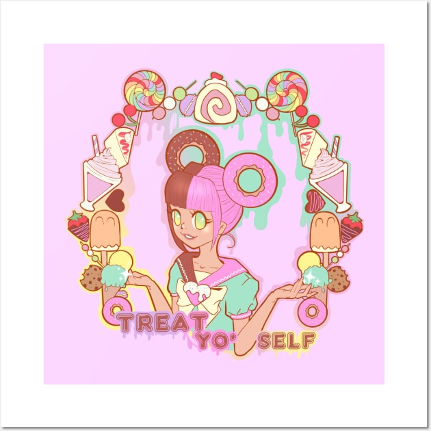 Treat yourself Wall Art by Sugarnspice